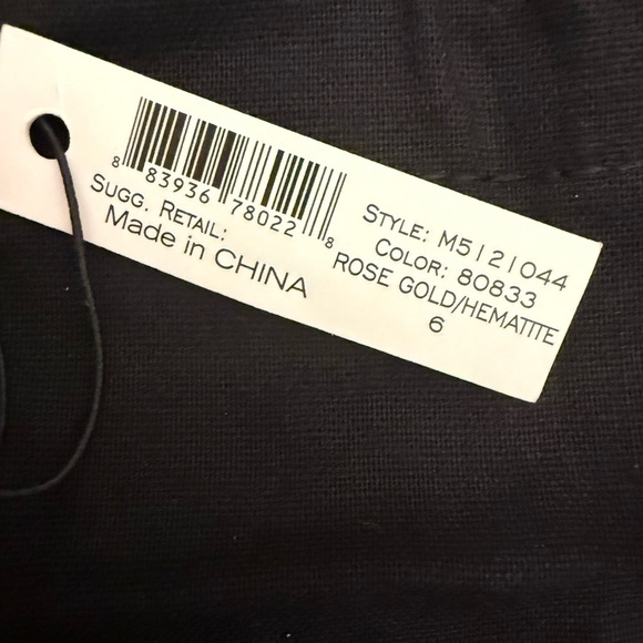 MARC BY MARC JACOBS Annabelle Pave Heart Love Ring Valentine Present Gift Size 6 - Picture 2 of 8